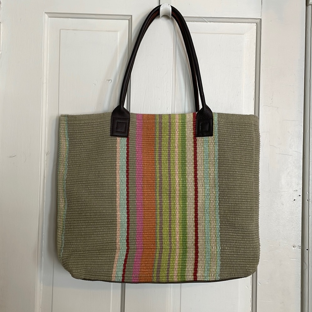 COPY - NWOT Stone Soup Woven Cotton Tote Bag
